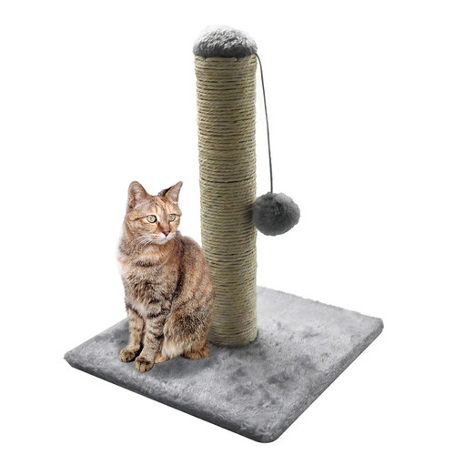 Cat scratching pole post pad - cat,