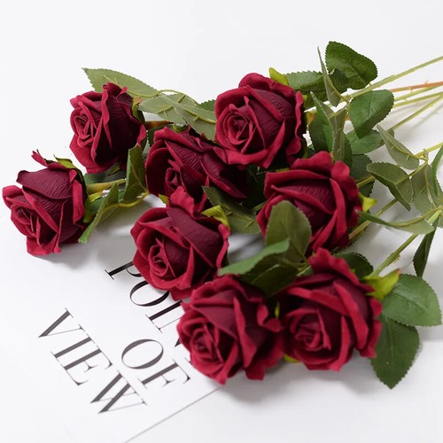 Artificial roses realistic - artificial,