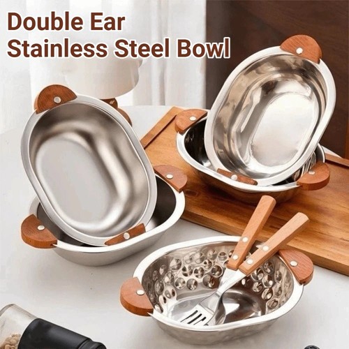 Double ear stainless steel - double,