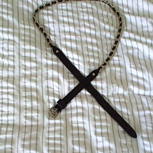 Women black silver metal - black,
