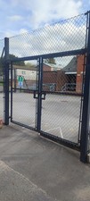 Steel Security Mesh Double Gates 1.3x 2m (X2) Read Description