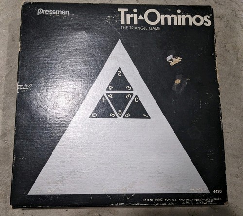 Vintage tri ominos complete - ominos,