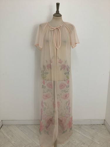 Vintage 60s peignoir robe - vintage,