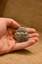 Bes Ancient Egyptian Head Handmade Stone Sculpture Pharaonic Home Decor