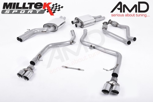 Milltek audi cat back - audi,