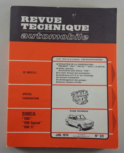 Repair manual revue - manual,