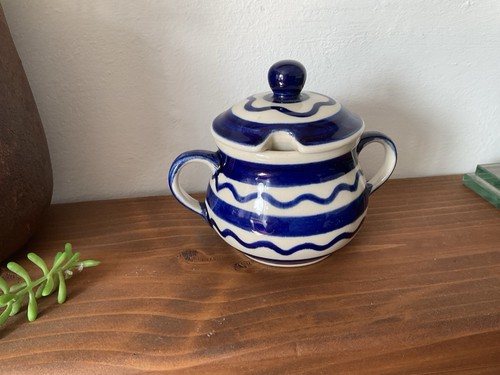 Blue white patterned jam - &, jam/