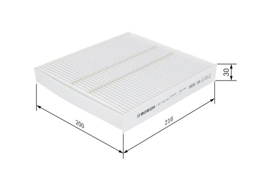 Cabin air filter bosch 987 - filter,