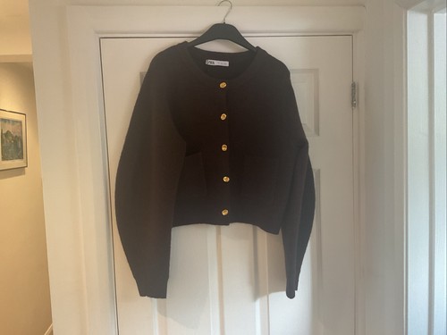 Zara women brown knit - brown,