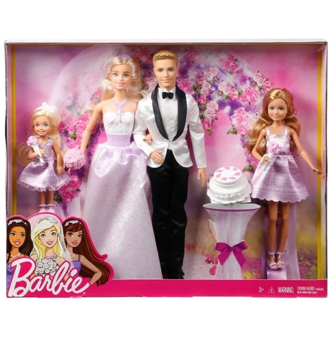 Barbie wedding gift set dolls - set,