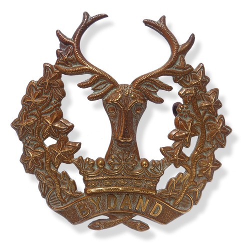 Gordon highlanders brass cap - gordon,