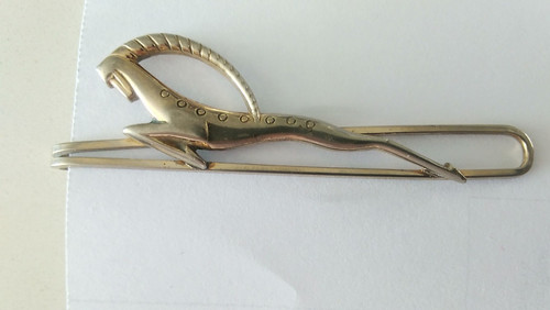 Art deco leaping - oryx, tie