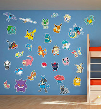 Pokemon multi pack Bedroom Wall Art Stickers