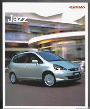 Honda Jazz 2007-08 UK Market Sales Brochure 1.2 S 1.4 SE Sport