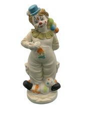 7” Porcelain  Bisque Clown