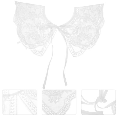 Lace false collar detachable - collar,