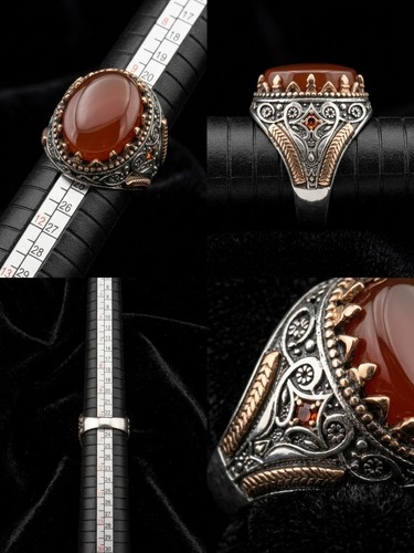 Men ring with genuine - with,