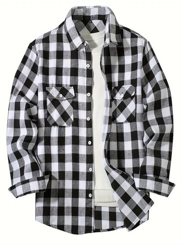 Mens flannel shirt tartan - shirt,