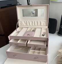 M&S Mirrored Glass Pink