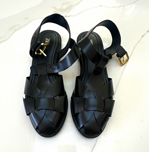 Zara black fisherman - zara,