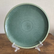 Denby Calm Dark Green Dinner Plate 26cm Large Stoneware Plate Made In England