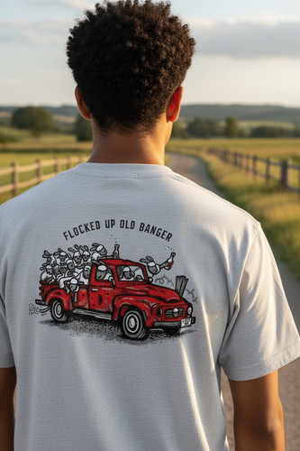 Flocked old banger - flocked, t-shirt
