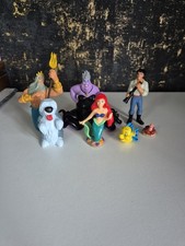 Disney The Little Mermaid Figures Set Bundle. Ariel Ursula Max & More