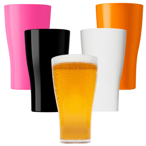 Plastic pint glasses - pint, tritan