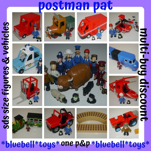 Postman pat figures - pat, vehicles