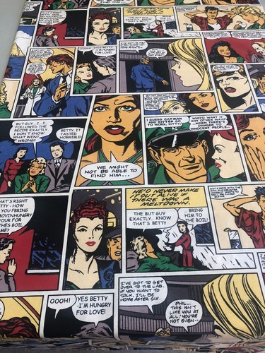Vintage cartoon strip fabric - cartoon,