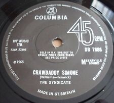 SYNDICATS- Crawdaddy Simone / Meek Freakbeat  REPRO/REISSUE. Hear both sides