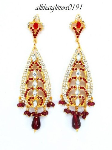 Indian earrings 22ct gold - indian,
