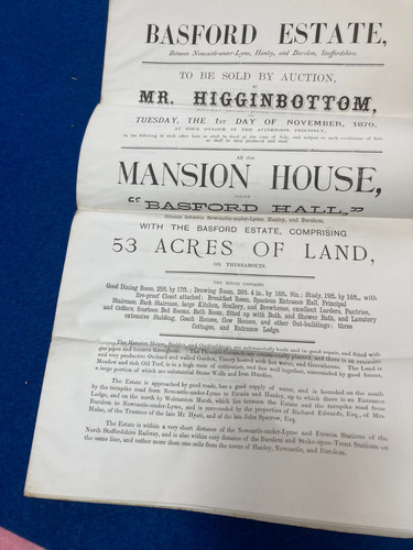 Basford hall sale document - hall,