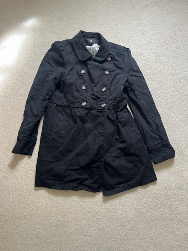 Black pea coat - pea, h&m