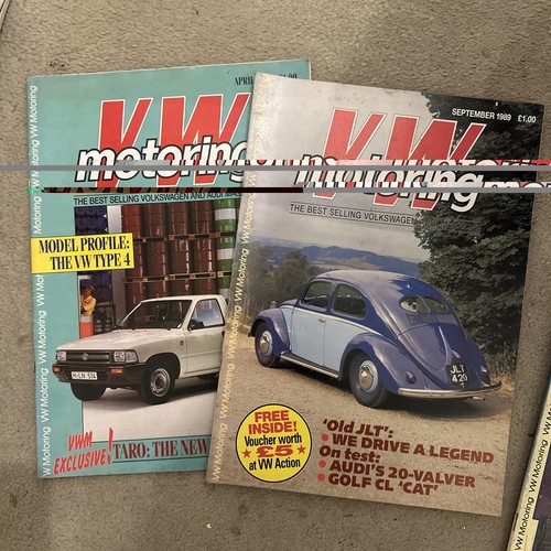 Motoring magazine 1989 - vw,