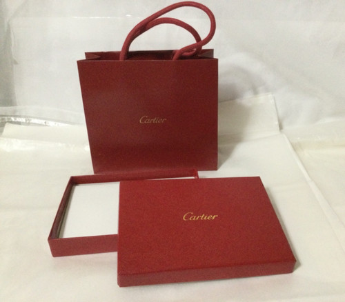 Cartier empty gift - 7"x, 5"