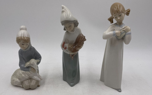 Lladro figurines shephard - (3),