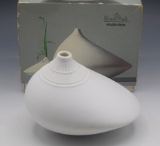 ROSENTHAL TAPIO WIRKKALA MODERN POLLO VASE BISQUE PORCELAIN ORIG BOX