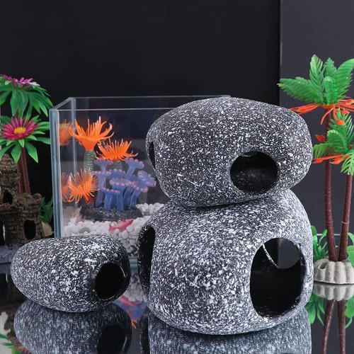 Cichlid stone cave aquarium - cichlid,