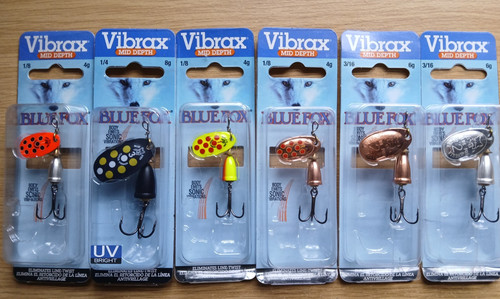 Blue fox vibrax original shad - original,