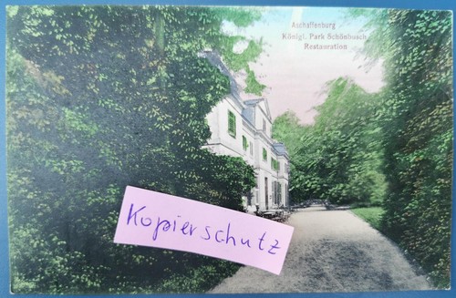 Postcard aschaffenburg kgl - postcard,