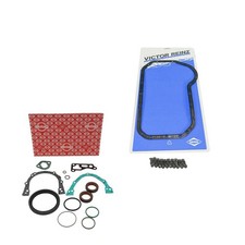 Gasket Set crank drive Elring + oil pan gasket for VW T4 1.9D TD 915.157 ABL AAZ 