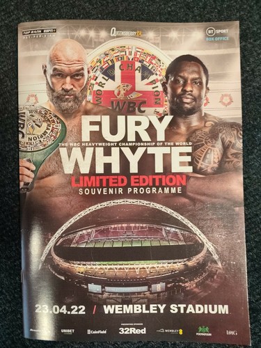 Fury whyte limited edition - fury, vs