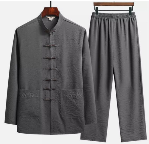 New men cotton linen - men's,