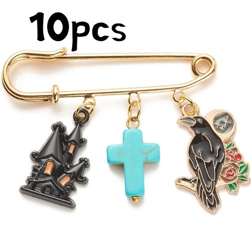 Halloween enamel charm - 10,