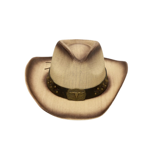 Straw cowboy hat unisex - cowboy,