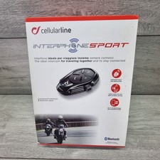 Interphone Sport Cellularline Bike Intercom x1 Pack Unused Motorbike Bluetooth