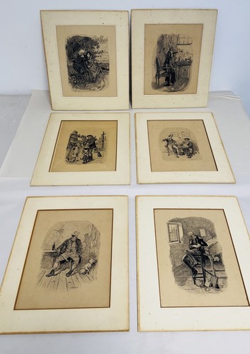 Set antique prints of - 5,