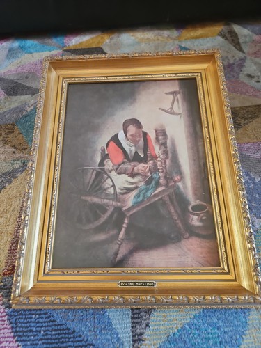 Nicolaes maes framed art print - maes,