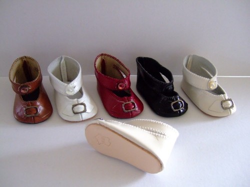 Antique jumeau doll shoes - jumeau,